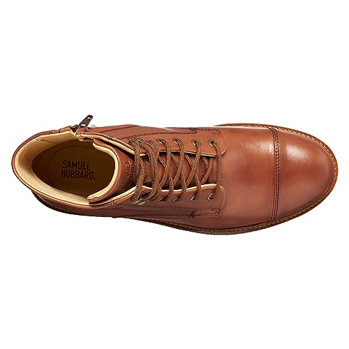 Samuel Hubbard Uptown Maverick - Boots for Men - Leather Lining - Memory Foam Insole - Nubuck Leather Upper Whiskey Tan 9.5 EE - Wide4