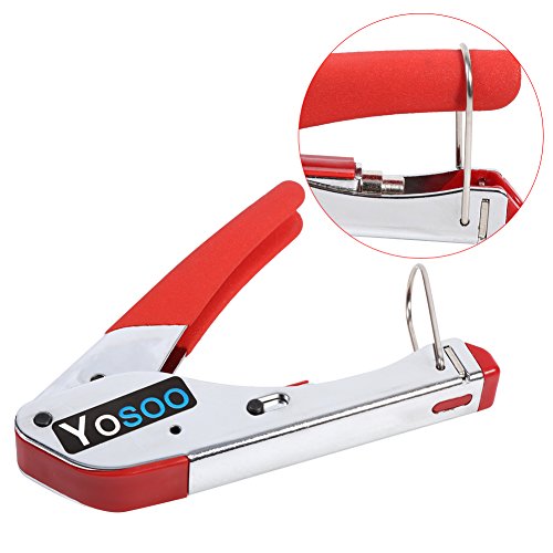 GOTOTOP Compression Clamp Set, RG59/RG6 Stripping Tool with 20 F Compression Connectors for SATA Coaxial, Data Cables - Image 3