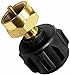 LITYPEND QCC1 Regulator Valve Propane Refill Adapter for Steel Propane Cylinder 1 LB Cook, Shipping from The USA