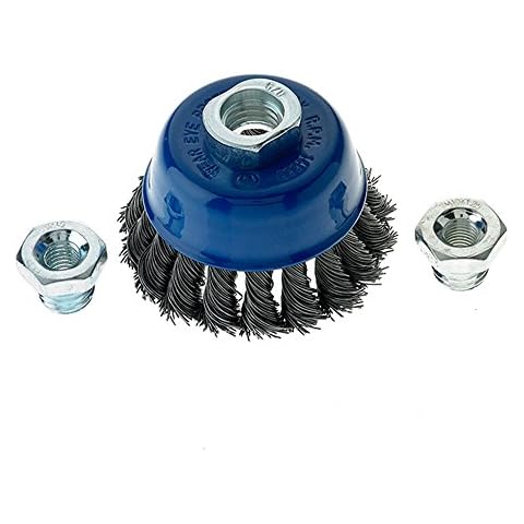 Mercer Industries Knoten Topfbürste 2-3/4-Zoll x , Carbon Stahl Cover