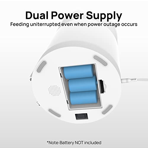 Living Enrichment Automatic Cat Feeder, Wifi Smart Pet Feeder 4L, Auto Dog Food Dispenser With Portion Control, Distribution Alarms And Voice Recorder, App Control, For Cats, Dogs & Small Pets #TOP4