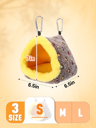 MEWTOGO-Winter-Warm-Bird-Nest-House-Bird-Bed-for-Cage-with-Mat-Hanging-Hammock-Shed-Hideaway-Hut