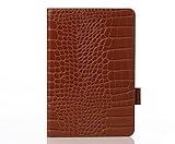 Chic Geeks iPad Case Crocodile Cognac Faux | Protective Cover for Every Generation - One of a Kind...