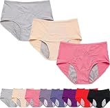 Relivira Unterwäsche für Beckenbodenstütze & auslaufsichere Unterwäsche, wiederverwendbare Inkontinenzunterwäsche für Frauen (3PC-D, 8XL)