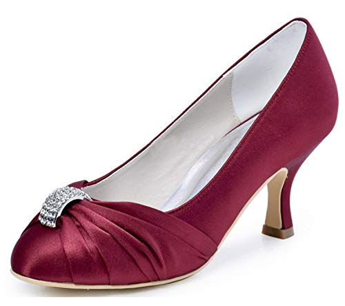 Sandales compensées violettes talon 6.5cm pour marcher sans douleur en 35.5