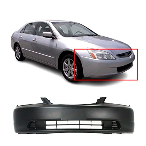 FitParts Compatible With Front Bumper Cover 2001-2003 Honda Civic DX EX GX HX LX Si Coupe Sedan 01-03. New, Primed and Ready for Paint. HO1000197 04711S5PA90ZZ 2002