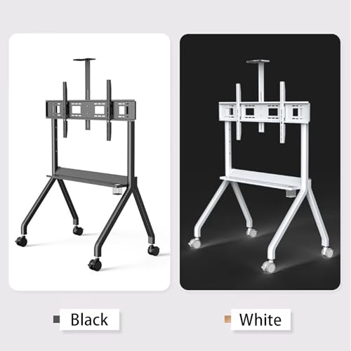 Soporte móvil para TV con altura ajustable y ruedas miniatura 7