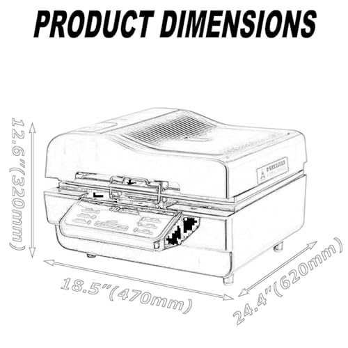 Máquina de Sublimación 3D con Vacío y Control de Temperatura miniatura 5