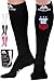 Mojo Compression Socks - Comfortable Coolmax Material for Recovery & Performance. Medical Support Socks - Firm Support - Compression stockings for women & men (Black, 2XL)