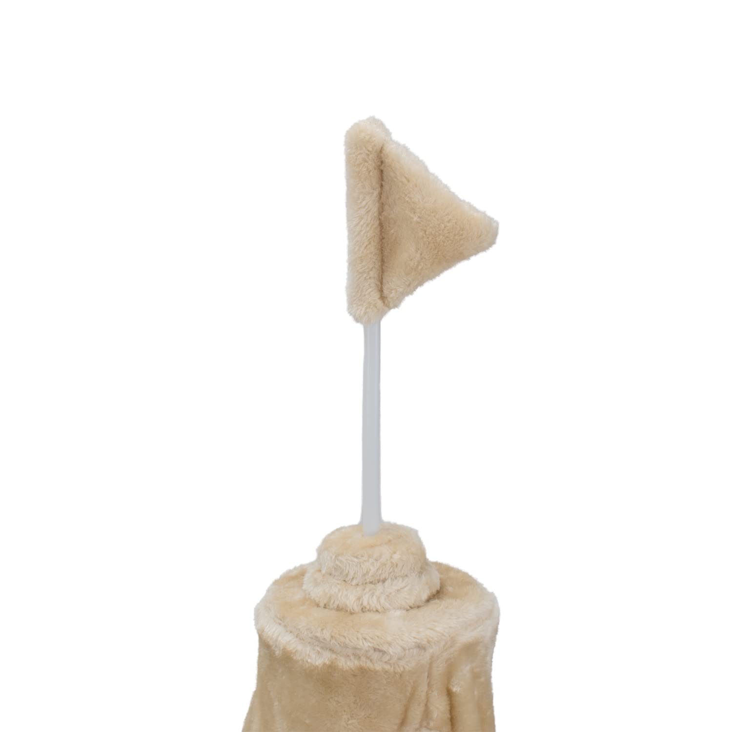 AQPET Tiragraffi Dubai 110 cm con Cuccia per Gatti Albero Parco Giochi Gioco Tira Graffi per Gatto Beige