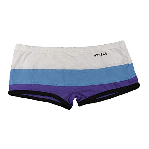 Boxers tomboy trans lesbienne style marine en lot de 3 shortys coton
