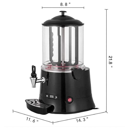 Máquina eléctrica de chocolate caliente 10L para cocina miniatura 6