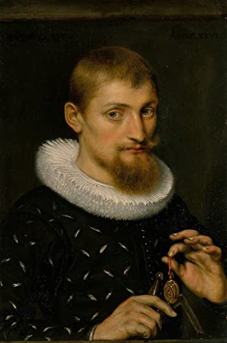 Portrait d'un homme Rubens - Tableau de grand format pour habiller un grand mur vide