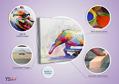 YS-Art | dipinti a mano Colori acrilici Bella