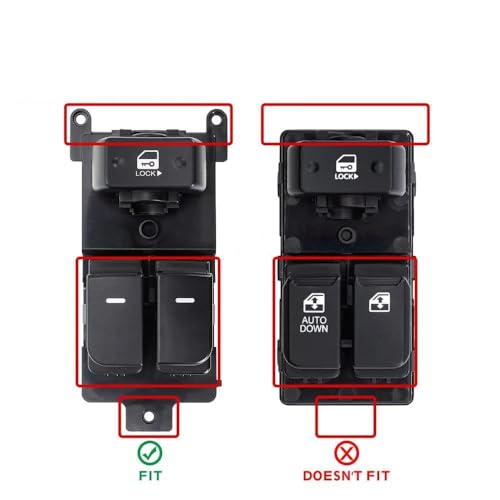 Bouton lève-vitre électrique Kia Forte commande double impulsion