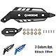 NICECNC Black Mid Pipe Heat Shield Compatible with Yamaha Raptor 700 2015-2024, Raptor 700R 2015-2024, Raptor 700R SE 2015-2024