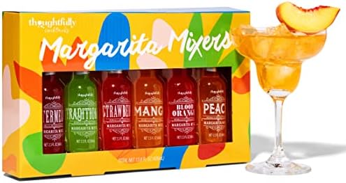 Margarita Cocktail Mixer Gift Set, Gourmet Drink Mix Collection, Set of 6