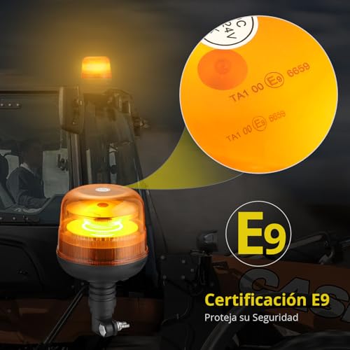 Luces estroboscópicas coche con interruptores dobles cable 5m 6