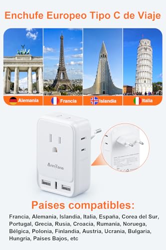 Adaptador de corriente europeo a mexicano 17 Imagen adicional