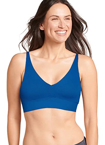 Jockey Women's Bra Seamfree Rib Molded Cup Plunge Bralette
