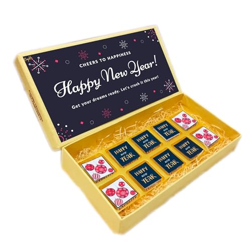 Image of Expelite Mery Christams And New Year Chocolate Gift For Kids - 10 PC Happy Near Year Gift for Employees
