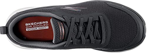 Image of Skechers Men's Gowalk 6-Athletic Workout Walking Shoes with Air Cooled Foam Sneakers, Charcoal 2, 9.5