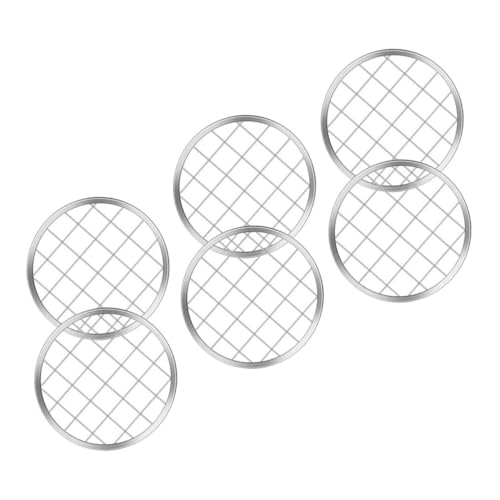 IWOWHERO 86mm Mason Jar Lid Floral Grid Metal Flower Grid Lid for Vase Organized Storage for Home Decor