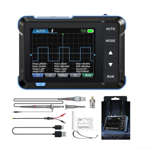Oscilloscope numérique portable avec écran LCD 2,8" pour circuit 1 MHz