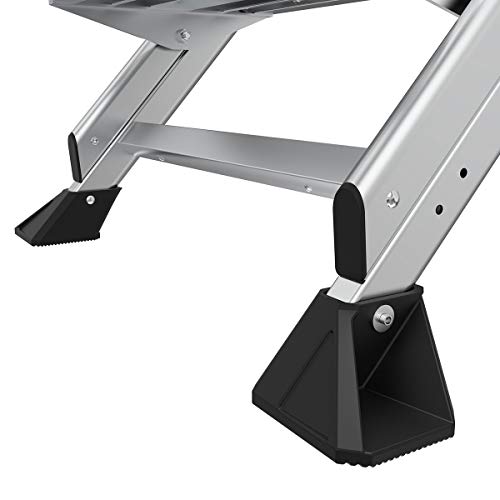 Little Giant Ladders, Jumbo Step, 4-Step, 3 foot, Step Stool, Aluminum, Type 1AA, 375 lbs weight rating, (11904)