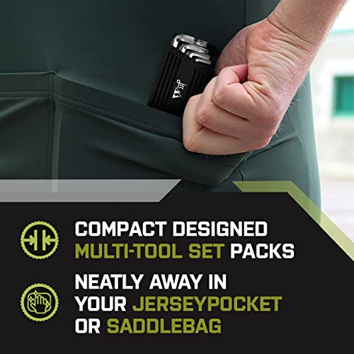 Jrc Components Bike Tools | Compact Cycling Multitools Set For Bicycles | Lightweight Mountain Bike Multitool Kit | Flatpack Bicycle Multitool Set For Road Bikes | Mountain Bike Tools Kit Set Portable #TOP2