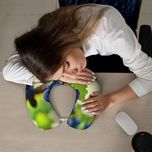 Almohada de Viaje de Espuma Viscoelástica Negra miniatura 7