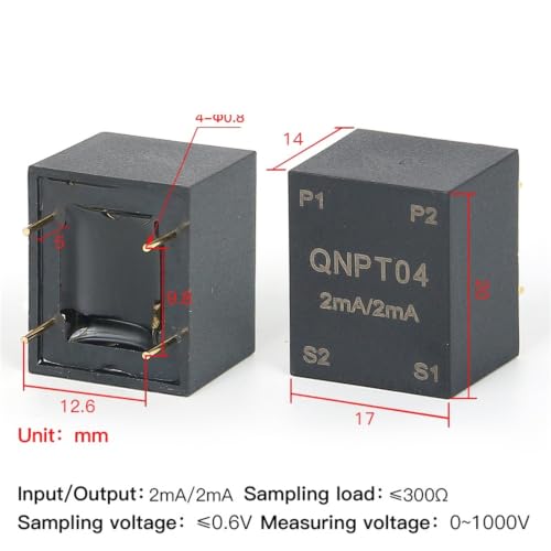 Transformateur de tension PCB PT QNPT01 2 mA pour circuit imprimé - 5