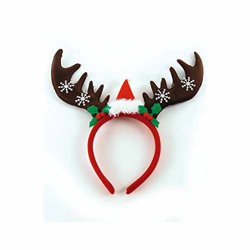 Preisvergleich Produktbild Rentiergeweih Geweih Elch Elchgeweih Haarreif Weihnachten