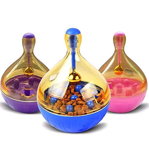 PetaHouse |New Edition| Shaking Pet Q Pet Dog Puppy/Cat/Kitten Tumbler Leakage Food Dispenser Chew Interactive Play Toy (Color May Vary) (B0BZ87X4KY) Amazon Price History, Amazon Price Tracker