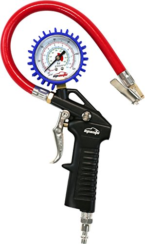 Epauto Heavy Duty 120 Psi Tire Inflator Gauge With Hose And Quick Connect Plug #TOP3