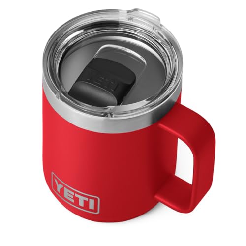 YETI Rambler Tasse Mit MagSlider Deckel, Rescue Red, 10 oz (295 ml)