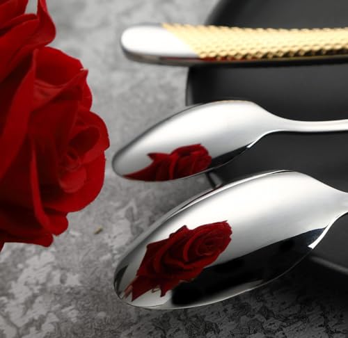 Luxury-24-Pieces-Silverware-Set-Star-Diamond-Cutlery-Set-Modern-304-Stainless-Steel-Flatware-Knives-Forks-Spoons-Cutlery-Set-Tableware-Set-Serving-6-Gold-Silver Luxury 24 Pieces Silverware Set Star Diamond Cutlery Set Modern 304 Stainless Steel Flatware Knives Forks Spoons Cutlery Set Tableware Set Serving 6 Gold Silver