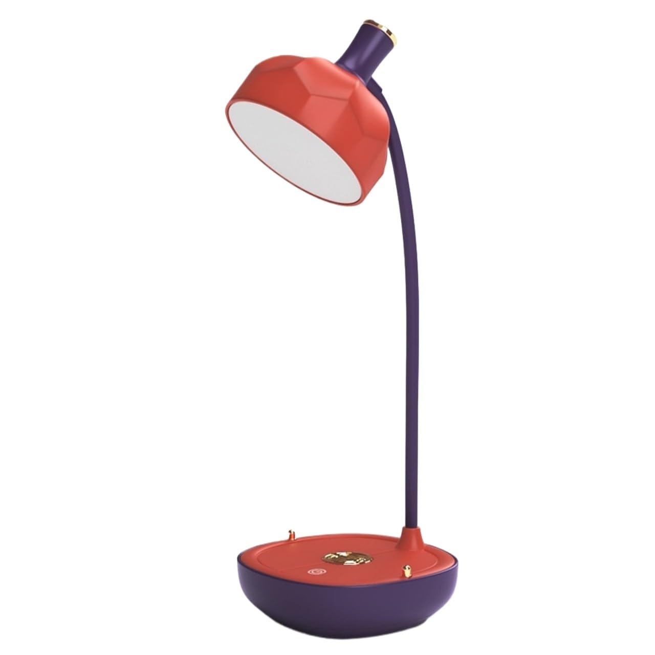 Ochrona Oczu Lampka Biurkowa LED Z Akumulatorem USB I Sterowaniem Dotykowym Do Nauki Lampa Biurkowa(Rot)