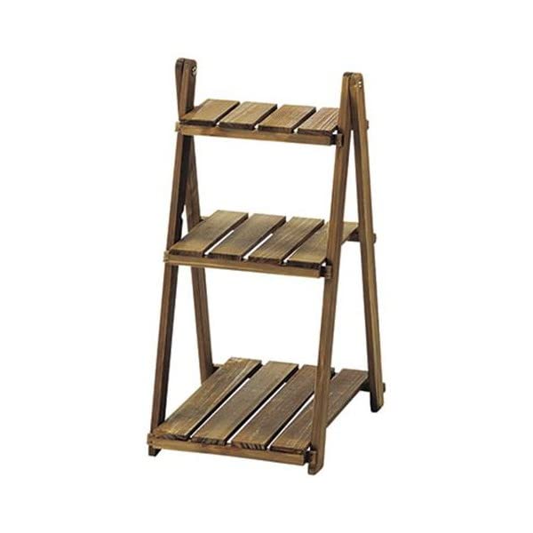 Amazon.co.jp: ガーデンウッド シダー花台3段 CW-023BR : DIY・工具
