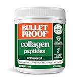 Bulletproof Unflavored Collagen Peptides Powder, 17.6 Ounces, Grass-Fed Collagen Protein and Amino Acids for Skin, Bones and Joints