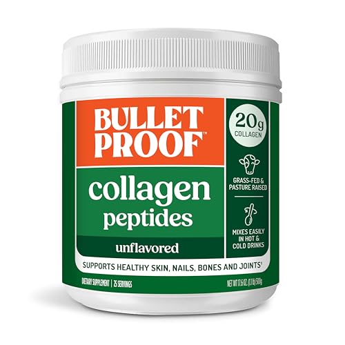 image for Bulletproof Unflavored Collagen Peptides Powder, 17.6 Ounces, Grass-Fe