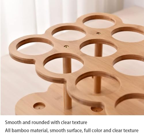 Soporte para botellas de vino para encimera, 5 huecos miniatura 2