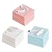 8X Cotton Gauze Baby Diapers Ultra-Thin Breathable Baby Nappy Washable Reusable Soft Baby Towels 43x45cm White/Blue/Pink Cloth Diapers with Snaps