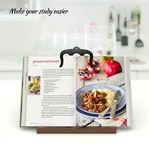 Book Clip Page Holder 2 Pieces Metal Sheet Music Holders For Sheet Music Stands Pianos Book Reading (Black) #TOP3