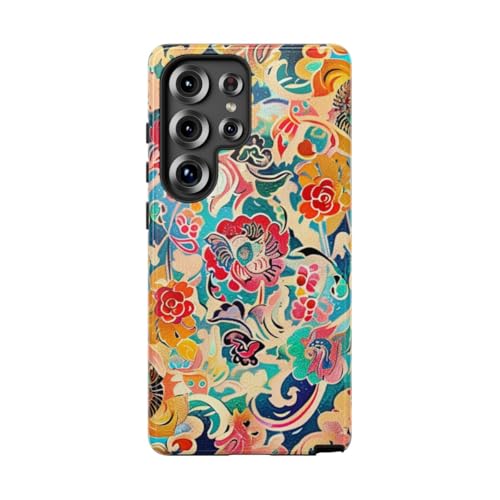 Coque Samsung S25 Ultra bleu fleurie pour sublimer votre style quotidien