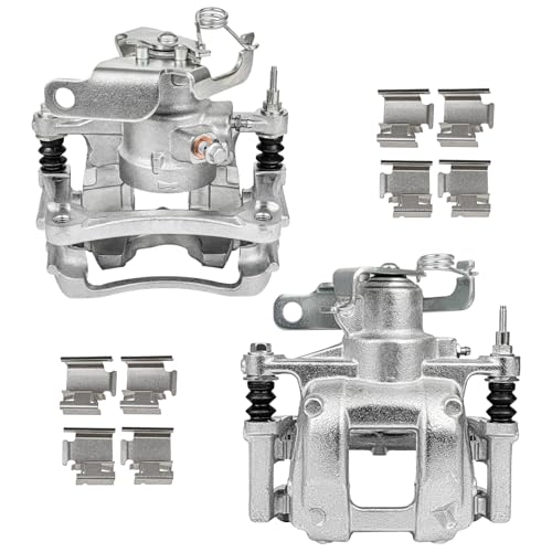 Image of SCITOO 18B5517 18B5516 Rear Left & Right Disc Brake Calipers Assembly w /Bracket for Ford for Transit-150 /For Transit-250 /For Transit-350 /For Transit-350 HD