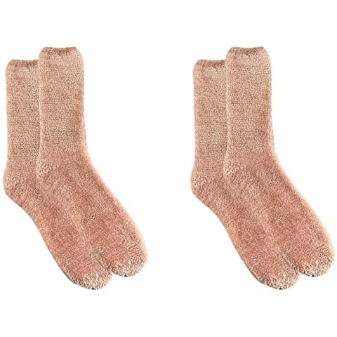 Sock Stack Women's Velvet Touch Slipper Socks Cover