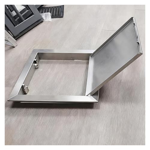 Puerta de Servicio para Interior y Exterior, de Acero Inoxidable, con Apertura por Clic, Puertas de inspección integradas Personalizables y magnéticas (70 x 70 cm)