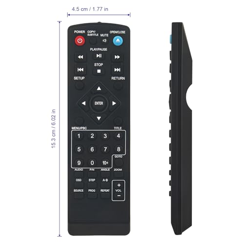 Télécommande Impecca DVHP-9109 de rechange pour vos soirées cinéma DVD