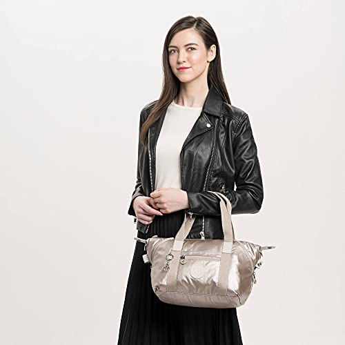 Image of Kipling Art Mini Handbag, Metallic Pewter